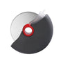 Detachable Stainless Steel Pizza Cutter Wheel with Transparent Protective Cover, Kitchen Baking Slicer Tool—Red