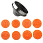 Halloween Magnetic Interchangeable Cookie Cutter Stamp, 8 Patterns 2-in-1 Cutting Embossing Baking Mold