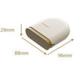 Portable Ventilated Retainer Case, Orthodontic Invisible Braces & Denture Storage Box With Tool Compartment—Beige