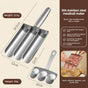 304 Stainless Steel Meatball Maker, Multi-size Paste Rice Ball Mold with Scoop for the Kitchen—Three Tubes