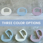 Magnetic Food Sealing Clip 3-Pack, Multi-Purpose Snack Moisture-Proof Bag Clips for Home Storage—Blue
