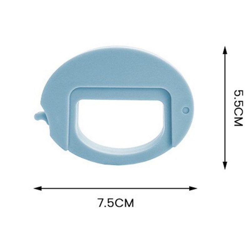 Magnetic Food Sealing Clip 3-Pack, Multi-Purpose Snack Moisture-Proof Bag Clips for Home Storage—Blue