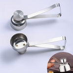 Food Grade Stainless Steel Egg Cutter, Manual Egg Shell Opener For Raw Egg Glutinous Rice Egg, Separator Tool