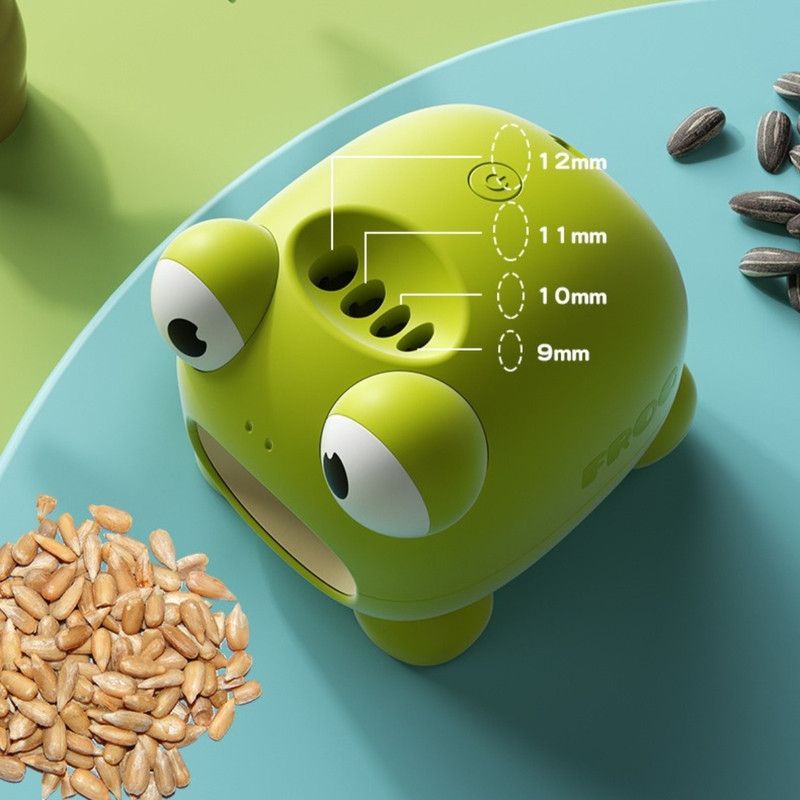 Automatic Sunflower Seed Sheller, USB-Rechargeable Household Seed Remover—Pink