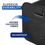 2-Pack - 3-Compartment Foldable Oxford Car Trunk Organizer, Waterproof Storage Bin for Vehicles and Under-Bed Use - Green