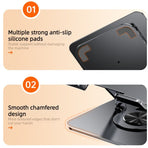Laptop Stand, Thick Dual-Arm Height-Adjustable Cooling Riser, Compatible with Laptops Up to 17.3 Inches—Silver