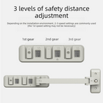 No Drill Self-adhesive Window Stopper, Safety Lock For Inner & Outer Opening Windows, Anti-fall Window Limiter