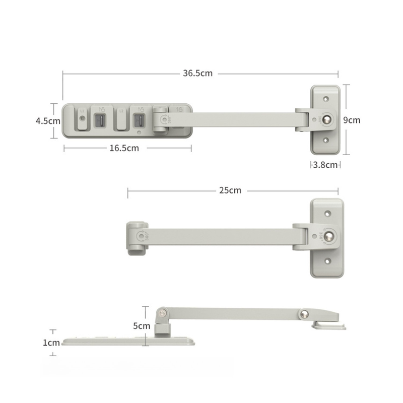 No Drill Self-adhesive Window Stopper, Safety Lock For Inner & Outer Opening Windows, Anti-fall Window Limiter