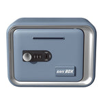 Household Mini Mechanical Safe Box with Coin Slot, Plastic - Gifts for Children, Money-Saving Security Storage Box—Blue