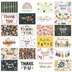 24-Piece Thank You Card Set, Greeting Note Cards with Envelopes, Greeting Card Set