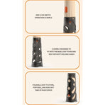 Rechargeable Mini Electric Milk Frother, Portable Handheld Coffee Foam Maker & Egg Beater—Orange