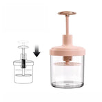 Semi-Automatic Facial Cleanser Foam Maker, Press-Style Foamer Bottle for Shampoo & Body Wash—Pink
