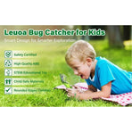 Kids Insect Catcher, Outdoor Bug Viewer, Nature Exploration Educational Toy—Blue