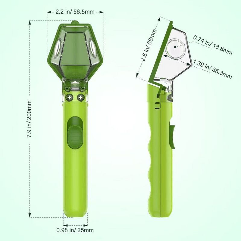 Kids Insect Catcher, Outdoor Bug Viewer, Nature Exploration Educational Toy—Green