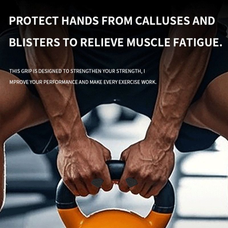 Silicone Fitness Palm Guards, Anti-Slip Lifting Palm Pads, Blister Prevention Grips (1 Pair) - Green