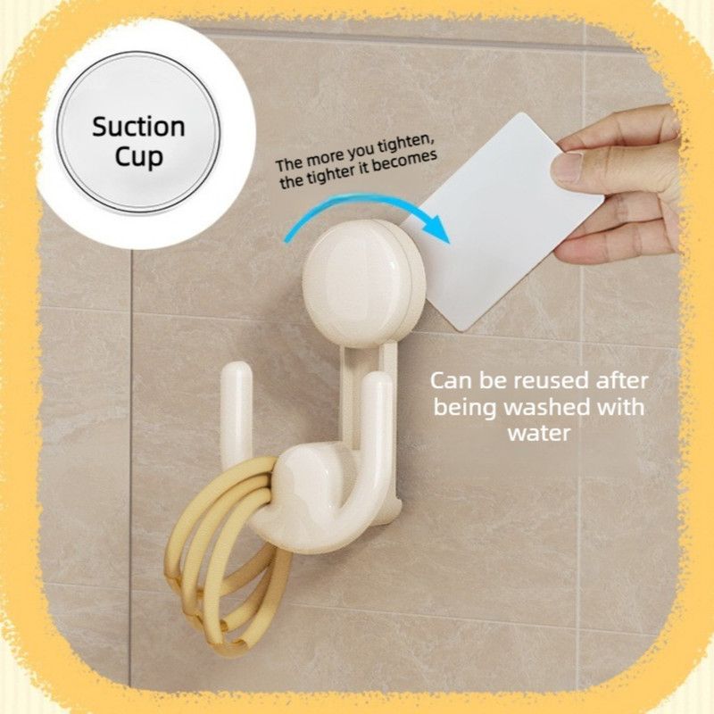 1 piece, Retractable Suction Cup Slipper Rack, No-Drill Wall-Mount Slipper Hook