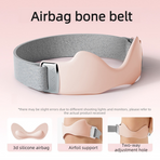 Silicone Air Cushion Patella Knee Strap, Adjustable, Non-Slip, Breathable Knee Support—Pink