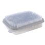 Double-Sided Fruit and Vegetable Cleaning Brush, Flexible Multi-Purpose Kitchen Washing Brush—Gray