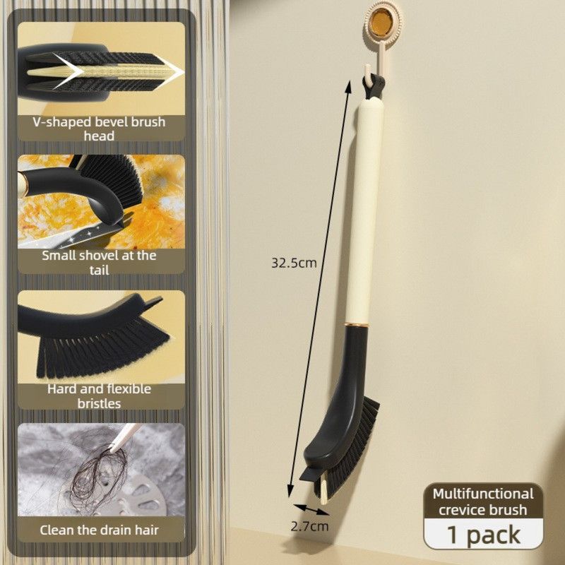 V‑Shaped Gap Brush Multi‑Purpose Dead Corner Cleaning Brush for Bathroom Tile Kitchen Sink