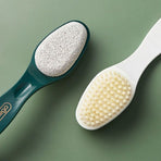 2-in-1 Foot File, Dual-Sided Stone Foot Scrubber for Callus and Dead Skin Removal—Green