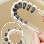 2‑Piece Flexible Gap Cleaning Brush Multi‑Purpose Soft Bristle Brush for Kitchen Bathroom Faucet