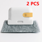 2-Piece 2-in-1 Detachable Window Groove Cleaning Brush (No-Dead-Gap Brush for Door & Window Slots) - Yellow