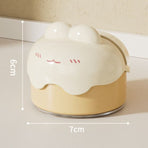 Cute Suction Cup Knife Sharpener, Vacuum Suction Kitchen Knife Sharpening Tool with Tungsten Steel—Yellow