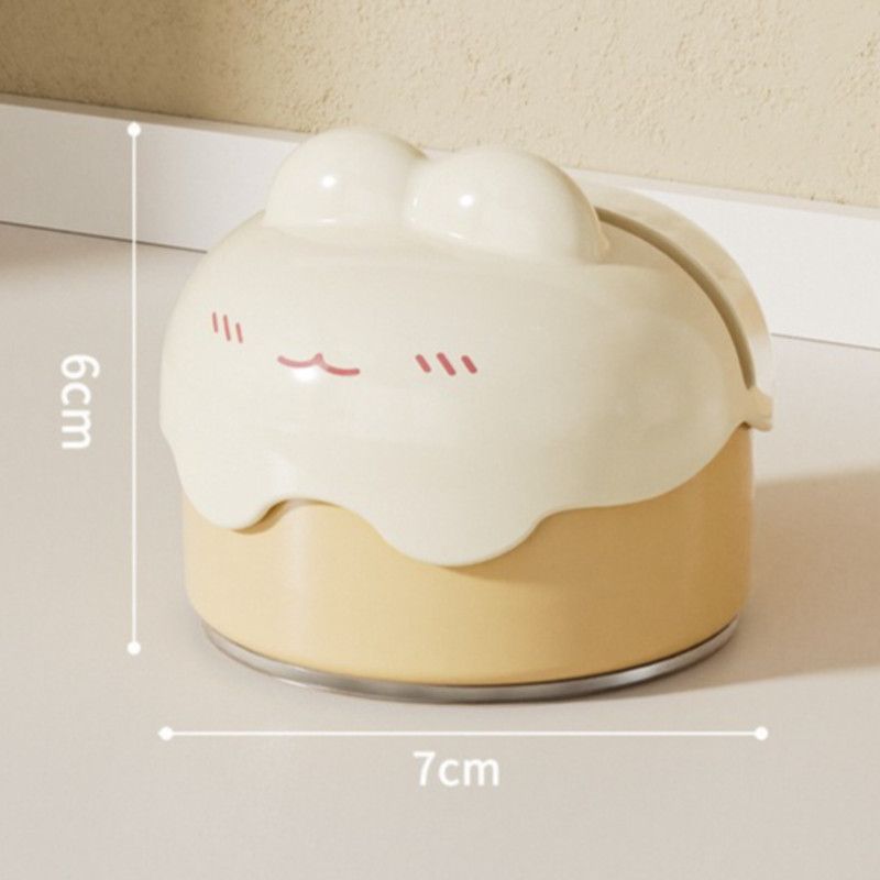 Cute Suction Cup Knife Sharpener, Vacuum Suction Kitchen Knife Sharpening Tool with Tungsten Steel—Yellow