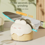 Cute Suction Cup Knife Sharpener, Vacuum Suction Kitchen Knife Sharpening Tool with Tungsten Steel—Yellow