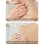 Exfoliating Bath Disc, Painless Dead Skin Remover Body Scrubber—Fine Texture