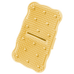 Multifunctional Silicone Fruit and Vegetable Cleaning Brush, Household Hanging Produce Brush—Yellow