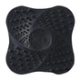 Silicone Drain Strainer, Hair-Catching Filter Mat for Bathroom and Kitchen Sinks and Drains—Black