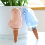 Bird-Shaped Automatic Plant Waterer, Lazy Self-Watering Drip Irrigation Device for Potted Plants—Pink