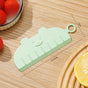 Magnetic Anti-Stick Knife Guard Universal Kitchen Slicing Tool for Fruit, Vegetables, and Meat—Green