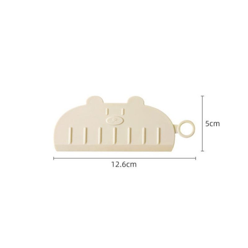 Magnetic Anti-Stick Knife Guard Universal Kitchen Slicing Tool for Fruit, Vegetables, and Meat—Green