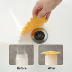 Sunflower Silicone Floor Drain Mat, Anti-Odor, Insect-Proof Sewer Sealing Cover—Blue