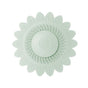 Sunflower Silicone Floor Drain Mat, Anti-Odor, Insect-Proof Sewer Sealing Cover—Green