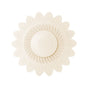 Sunflower Silicone Floor Drain Mat, Anti-Odor, Insect-Proof Sewer Sealing Cover—White