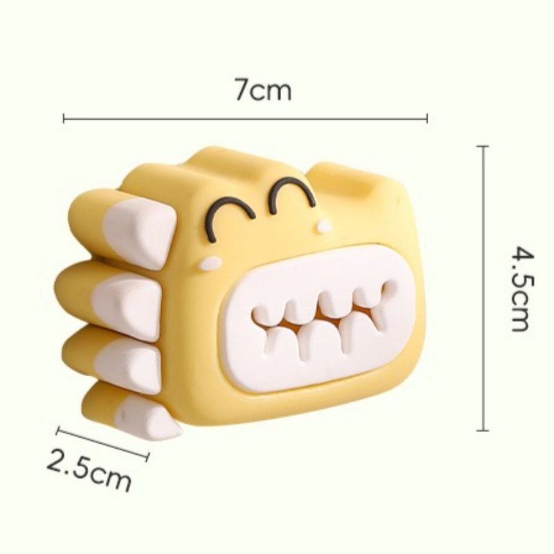 Dinosaur Bite Clip, No-Drill Towel Clip, Bathroom Face Towel Storage Hook—Green