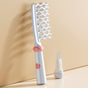 Double-Row Wavy-Tooth Hair Comb, Scalp Massage Anti-Static Styling Comb—Blue