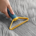 Dual-Use Manual Lint Remover, Clothing Fuzz Shaver, Sweater Fabric Brush—Blue