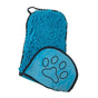 Hand-Insert Pet Absorbent Towel, Quick-Drying Bath Towel for Dogs & Cats—Blue