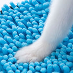 Hand-Insert Pet Absorbent Towel, Quick-Drying Bath Towel for Dogs & Cats—Blue