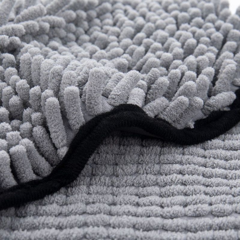 Hand-Insert Pet Absorbent Towel, Quick-Drying Bath Towel for Dogs & Cats—Blue