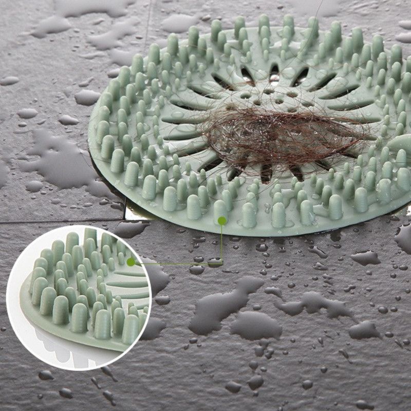 Silicone Anti-clog Filter Cover, Bathroom Drain Hair Catcher, Kitchen Sink Drain Strainer—Pink