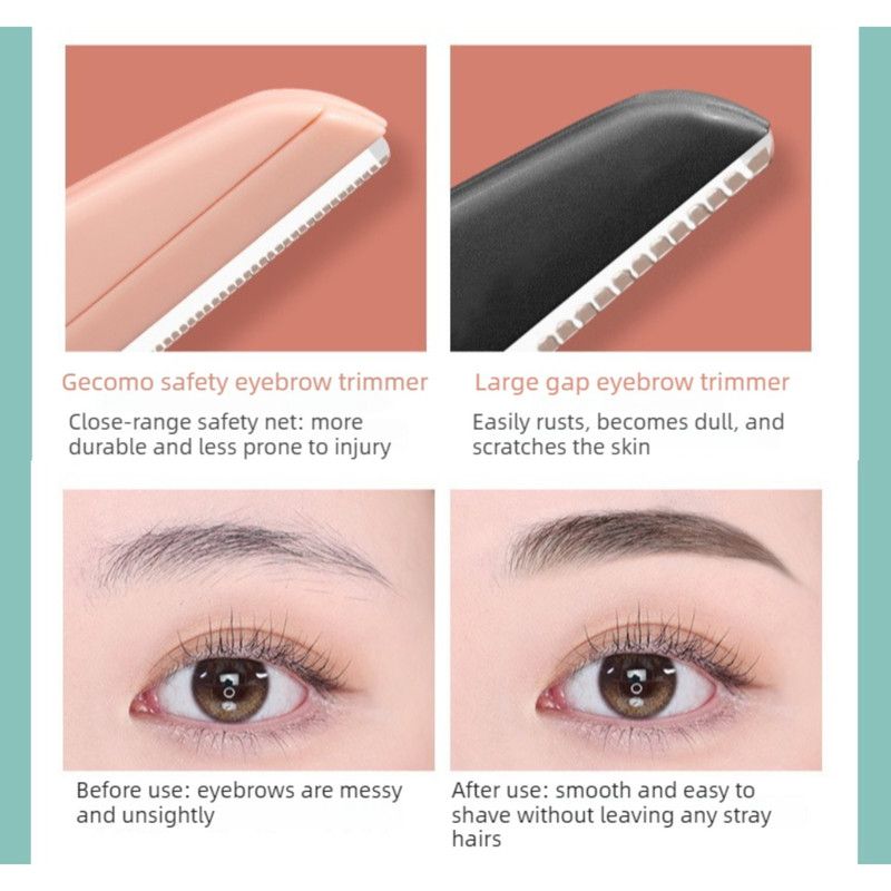 Folding Eyebrow Razor , Anti-scratch Brow Shaper, 3 Pack Makeup Tool