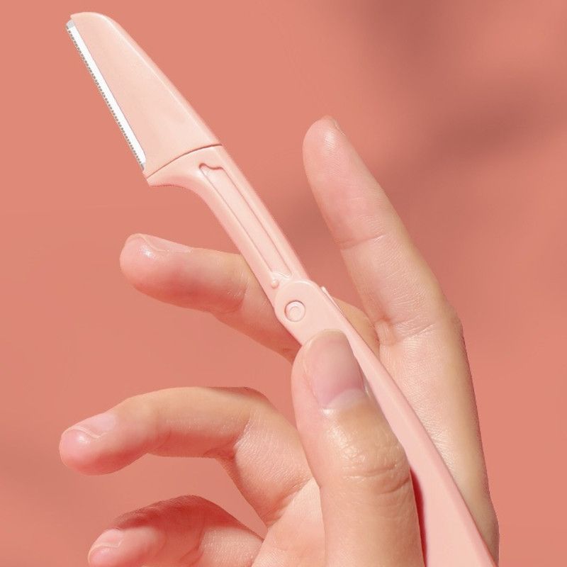 Folding Eyebrow Razor , Anti-scratch Brow Shaper, 3 Pack Makeup Tool