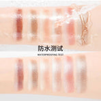 Dual Color Gradient Eyeshadow Stick, Waterproof and Sweat-Proof Shimmer Eye Shadow Pencil—Peach Pink