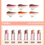 Dual Color Gradient Eyeshadow Stick, Waterproof and Sweat-Proof Shimmer Eye Shadow Pencil—Coffee Brown