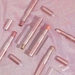 Dual Color Gradient Eyeshadow Stick, Waterproof and Sweat-Proof Shimmer Eye Shadow Pencil—Coffee Brown